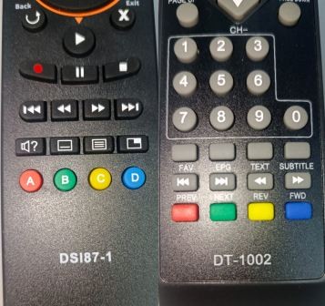 Модель пульта ТВ-приставки